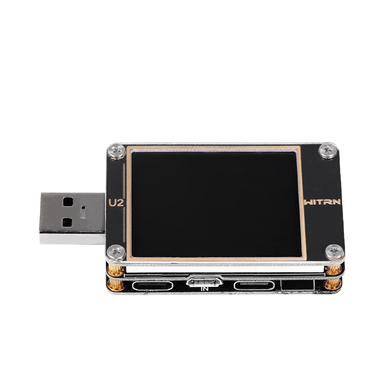USB цветной тестер тока Вольтметр QC4 + PD3.0 2 PPS Быстрая зарядка протокол Емкость DC