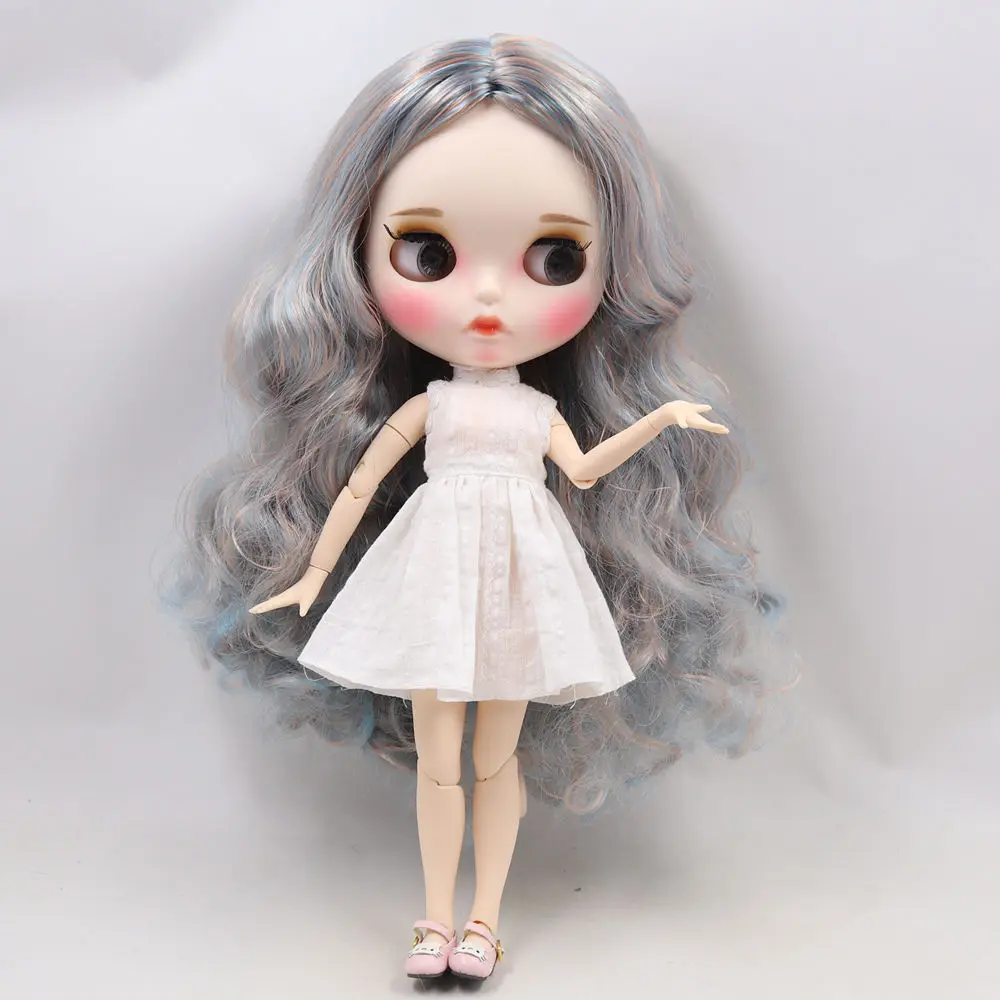 Ледяной DBS Blyth кукольные 1/6 bjd из белой кожи шарнирное тело красивые разноцветные