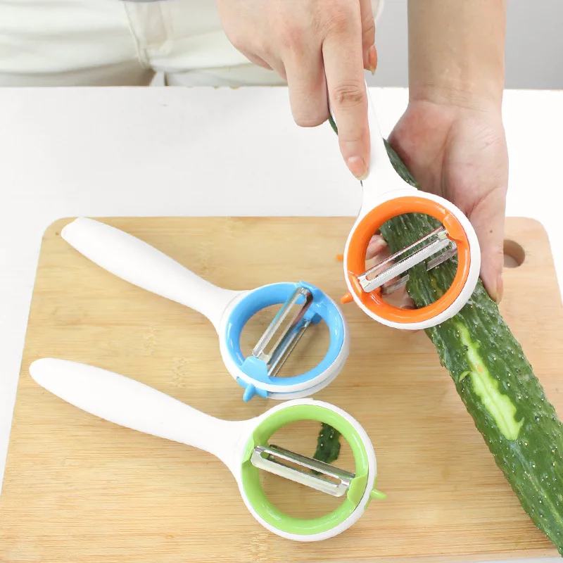 1pc Reusable Portable Grater New Multi-purpose Creative Plastic Handle Grater Vegetable Grater Household Tool Kitchen Gadgets