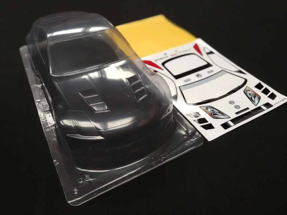 1/10 прозрачный корпус радиоуправляемого автомобиля 190 мм nNissan 350Z для дороги дрифта