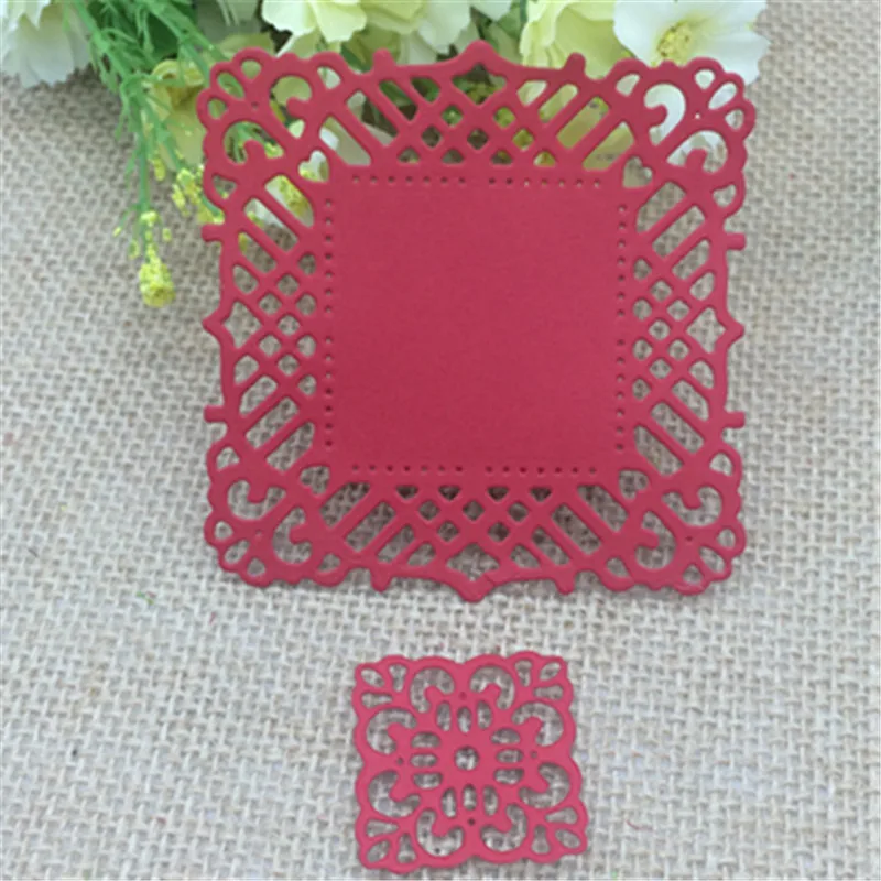 2 шт. квадратные металлические рамки для фотографий | Дом и сад