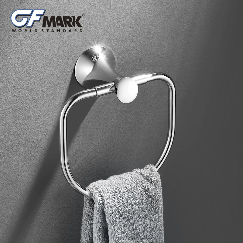 GFmark настенные кольца для полотенец хромированные вешалки туалетных держатели