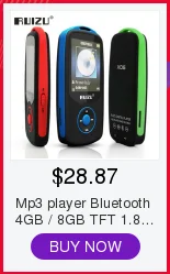 Мини mp3-плеер Ruizi X50 Bluetooth Музыка Mp 3 с радио спорт аудио цифровой Hi-Fi экран Fm Flac Usb 16 Гб