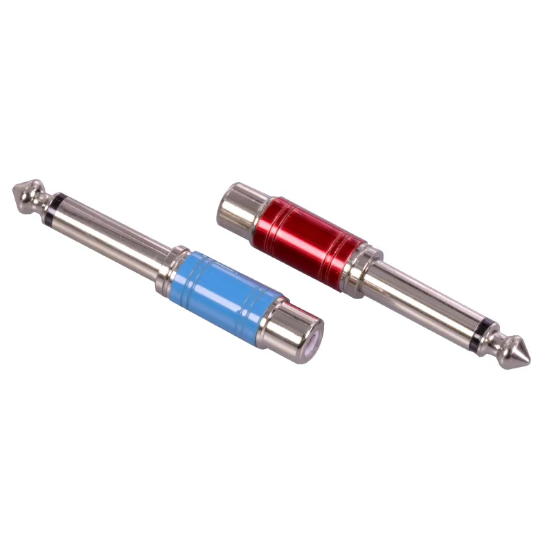 8 шт./4 пары 6 35 мм 1/4 дюйма папа|jack audio connector|jack connectorjack plug connector |