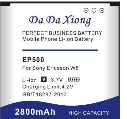 Высокое качество 2900 мА/ч, EP500 Батарея для sony Ericsson Xperia ST17I ST15I SK17I WT18I X8 U5I E15i wt18i wt19i U8 телефон Батарея