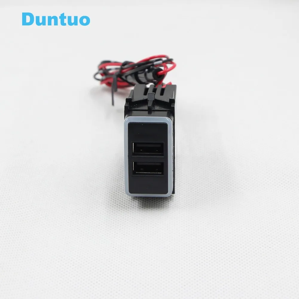 Автомобильное зарядное устройство QC3.0 Quickcharge двойной USB адаптер PDA для телефона DVR