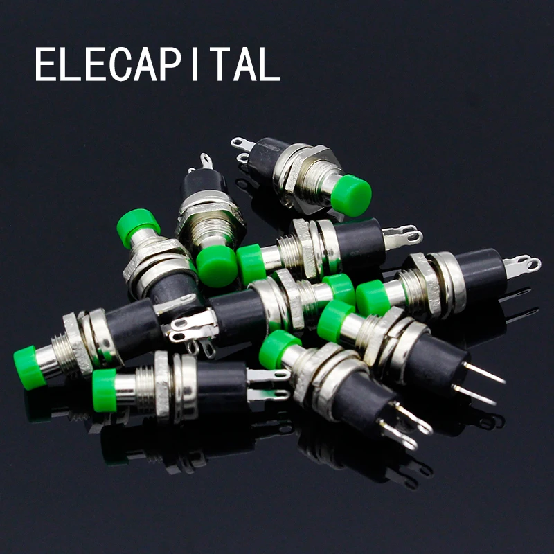 10 шт. без нормально открывающихся мини мгновенных пружинных обратных кнопочных