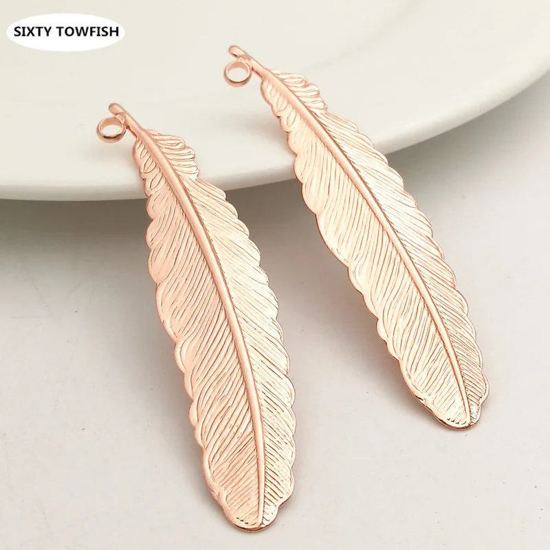 Закладка медная в форме цветка Листьев опавших лепестков 30 шт. 6 цветов размер 52x12