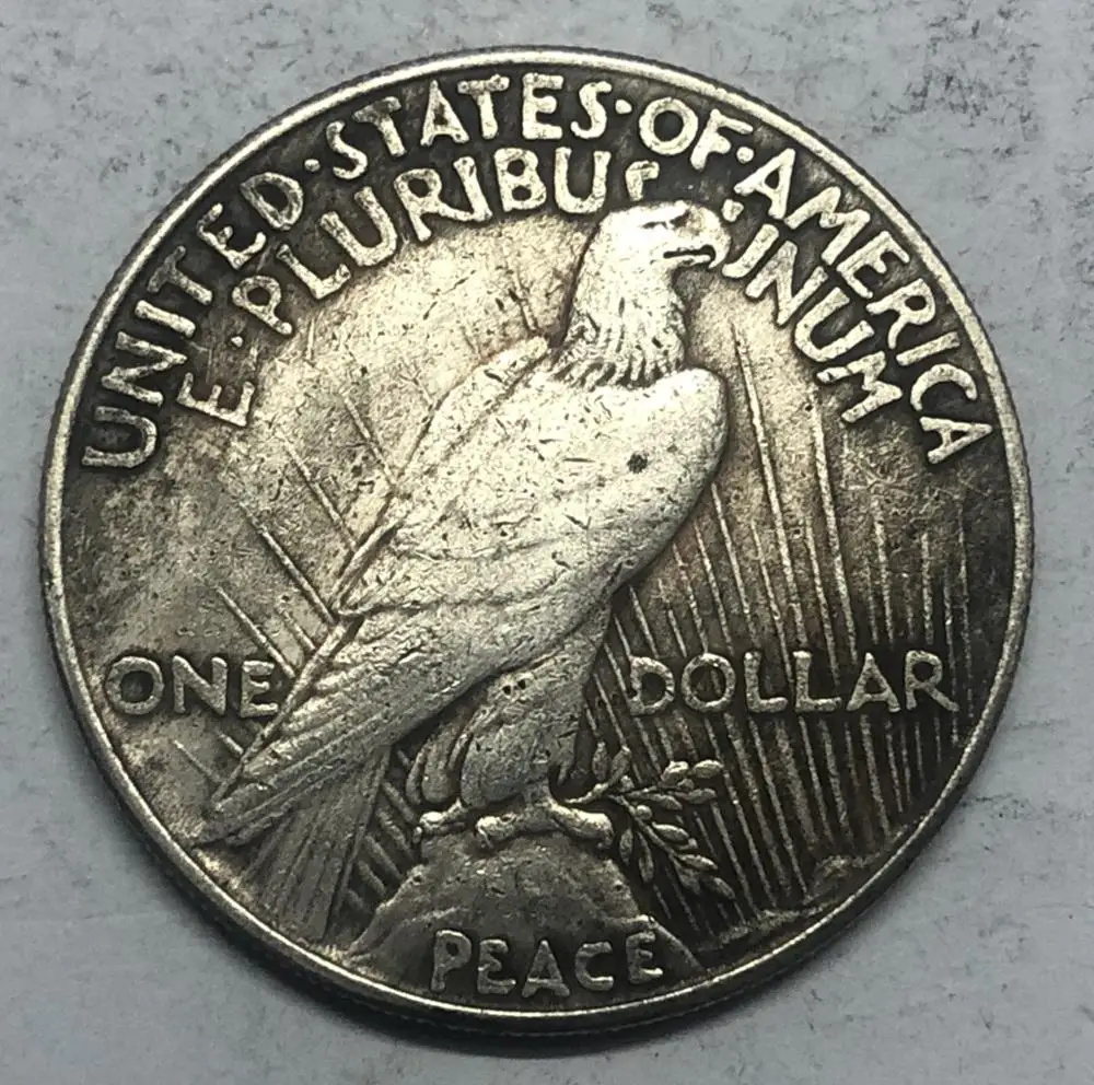 

1922 Peace Dollar silver plated Copy