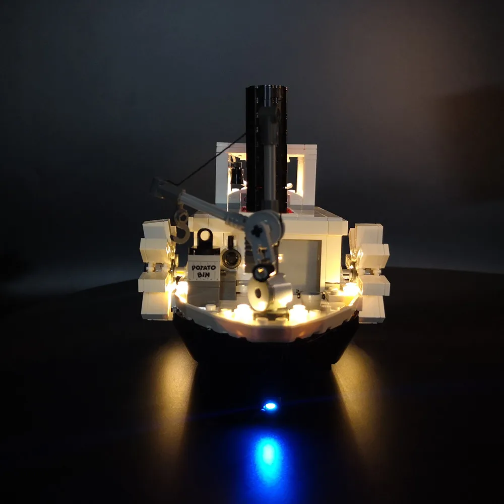 Kyglaring светодиодный комплект для лего 21317 Steamboat Willie модель(не включает лодку