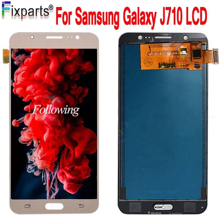 

5.5" For Samsung Galaxy J710 LCD Display Touch Screen Digitizer Assembly For Samsung J7 2016 LCD Brightness Adjustment