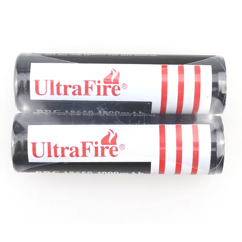 U F BRC18650 4000mAh 3 7 V литий ионная аккумуляторная батарея с защитой PCB источник питания