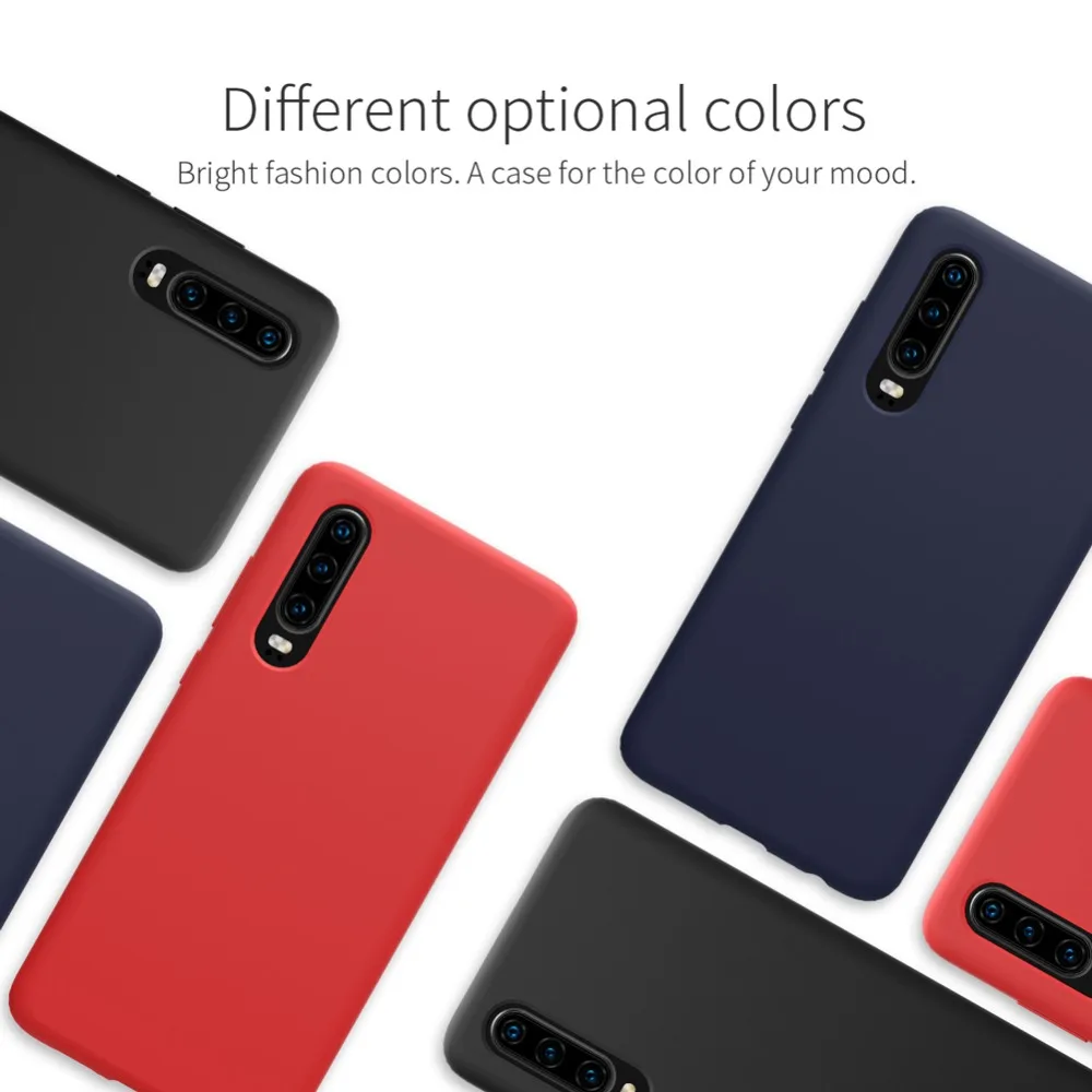 Huawei P30 чехол P 30 чехол защитный чехол Nillkin Flex Pure мягкий жидкий силиконовый резиновый противоударный чехол для смартфона чехол s для huawei P30