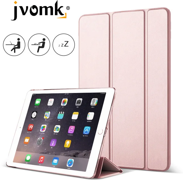 Для iPad Mini 4 3 2 1 Jvomk YiPPee чехол тонкий искусственная кожа Trifold Stand Auto Sleep/Wake up Smart Cover для