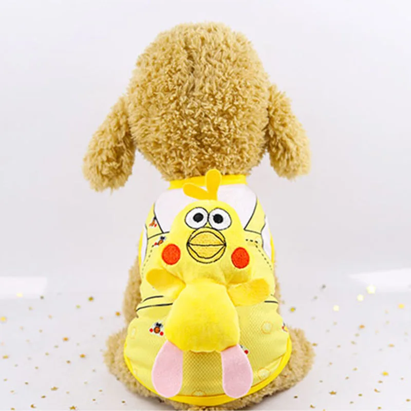 Милая одежда для домашних животных весна лето дышащий сетчатый жилет из