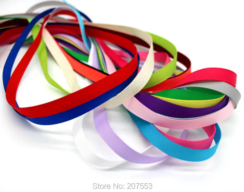 PPCrafts лента 3/8 &quot10 мм Soild Grosgrain ленты для DIY свадьбы украшения 20 рулетка измерения в