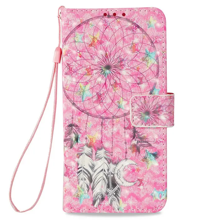 Flower Dreamcatcher Кожаный чехол-бумажник для Xiaomi A1 5X Redmi 4A Note 4 4X 5A Note4X Note5A Prime, чехол для телефона, магнитный держатель для карт, флип-чехол P03E - Цвет: Flower Dreamcatcher