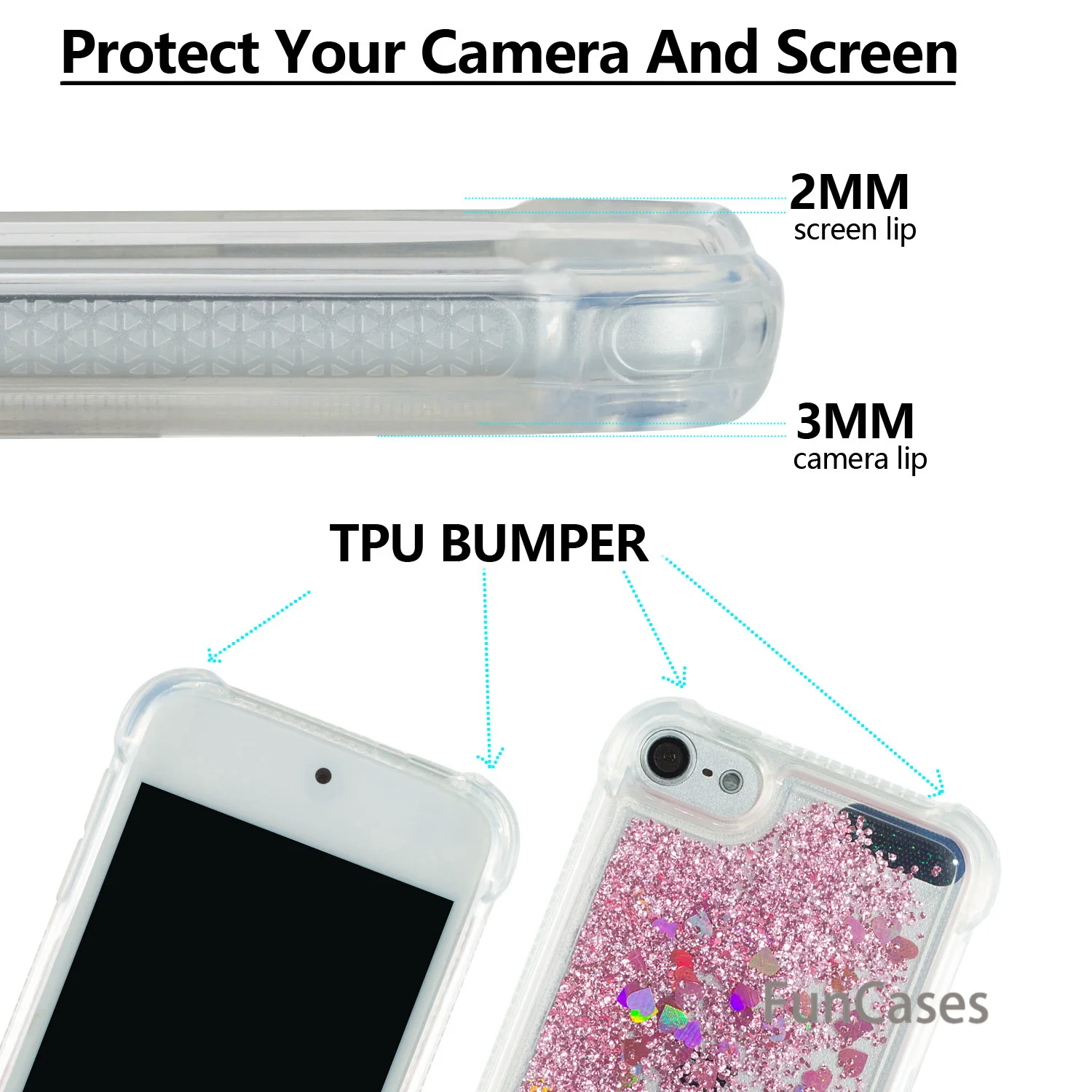 Чехол с розовой звездой для iPhone Touch 5 Мягкая силиконовая задняя крышка чехол