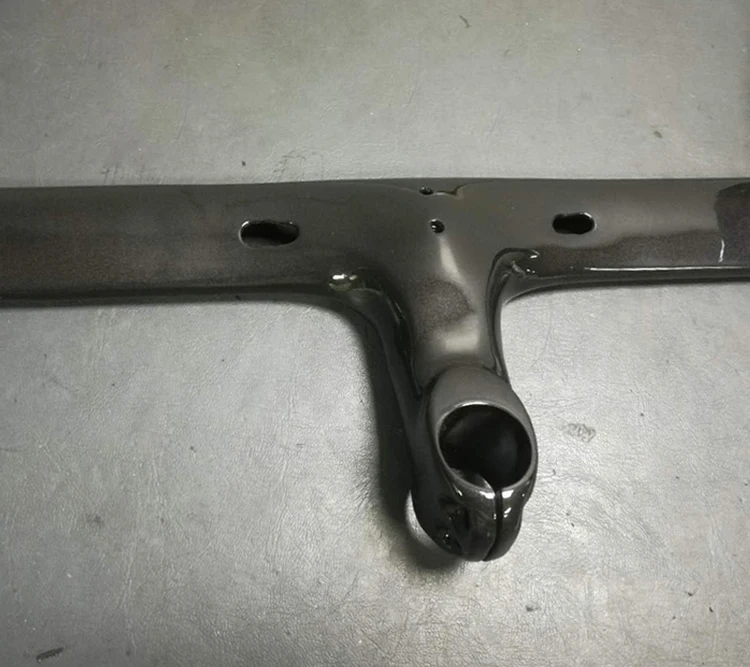 Горячая Распродажа езда на велосипеде, углеродный руль для шоссейного велосипеда 28,6 мм Труба из углеродистого волокна 3 k/UD матовый 400/420/440 Интегрированный руль со стволом, руль велосипеда