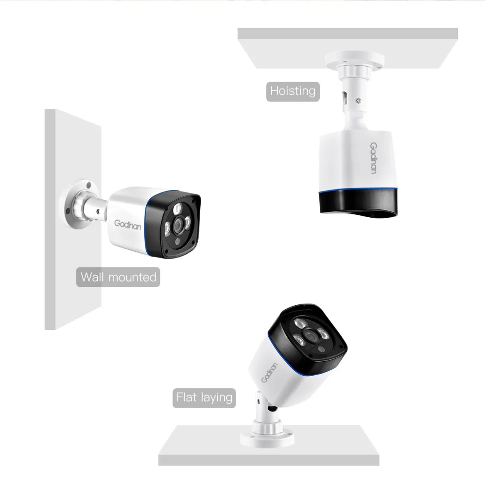 Камера видеонаблюдения Gadinan 5 МП 2592*1944 ONVIF IP 3 Мп 2 H.265 Xmeye Cloud POE|Камеры