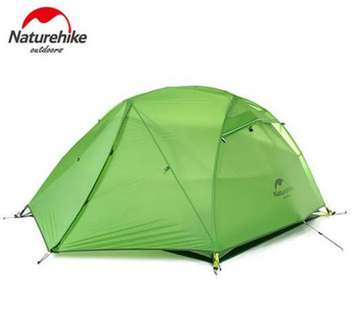 Naturehike 4 сезон палатка 2 человек пара путешествия Кемпинг 20D двухслойная