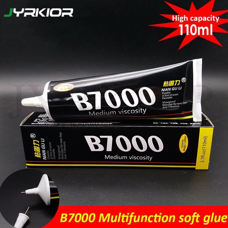 B7000 многоцелевой клей ювелирные изделия Стразы DIY телефон экран стекло эпоксидная смола супер жидкий мягкий клей B-7000 гель для ногтей