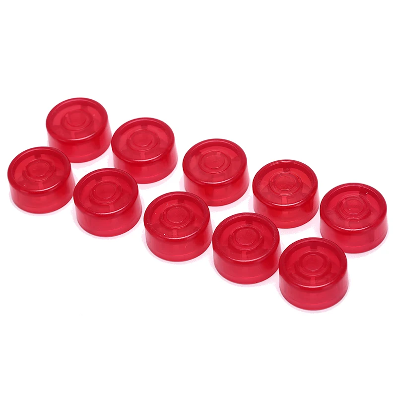 

10pcs/pack Electric Guitar Effect Pedal Foot Nail Cap Amplifiers Candy Color Foot Switch Toppers Knob Accessories