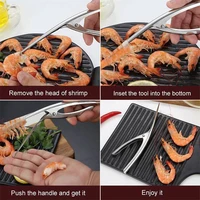 2019 useful shrimp peeler prawn peeler shrimp deveiner peel device fishing knife creative kitchen gadget cooking seafood tools