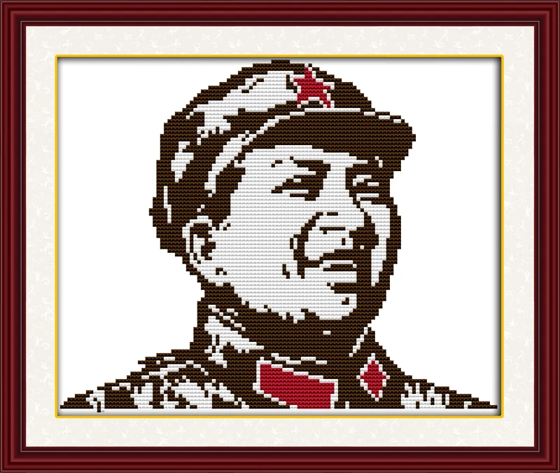 

Набор для вышивки крестом Chairman Mao, люди 18ct, 14ct, 11ct, отпечаток по номерам холсты стежков, вышивка «сделай сам», рукоделие