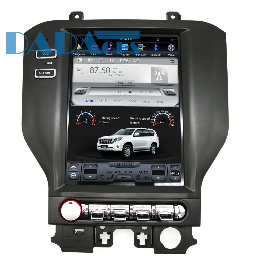 Тесла Стиль 10,4 дюймов android-автомобильный gps навигации для Ford Mustang без dvd-плеер Мультимедиа стерео аудио Satnav