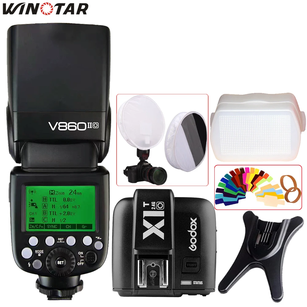 Godox V860II O TTL HSS 1/8000 литий ионный аккумулятор вспышка Speedlite для Olympus Panasonic E M10 III/E M10II M5II