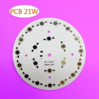 10pcslot 21w led pcb 118mm for 21pcs leds aluminum plate base aluminum pcb printed circuit boards high power 21w led diy pc