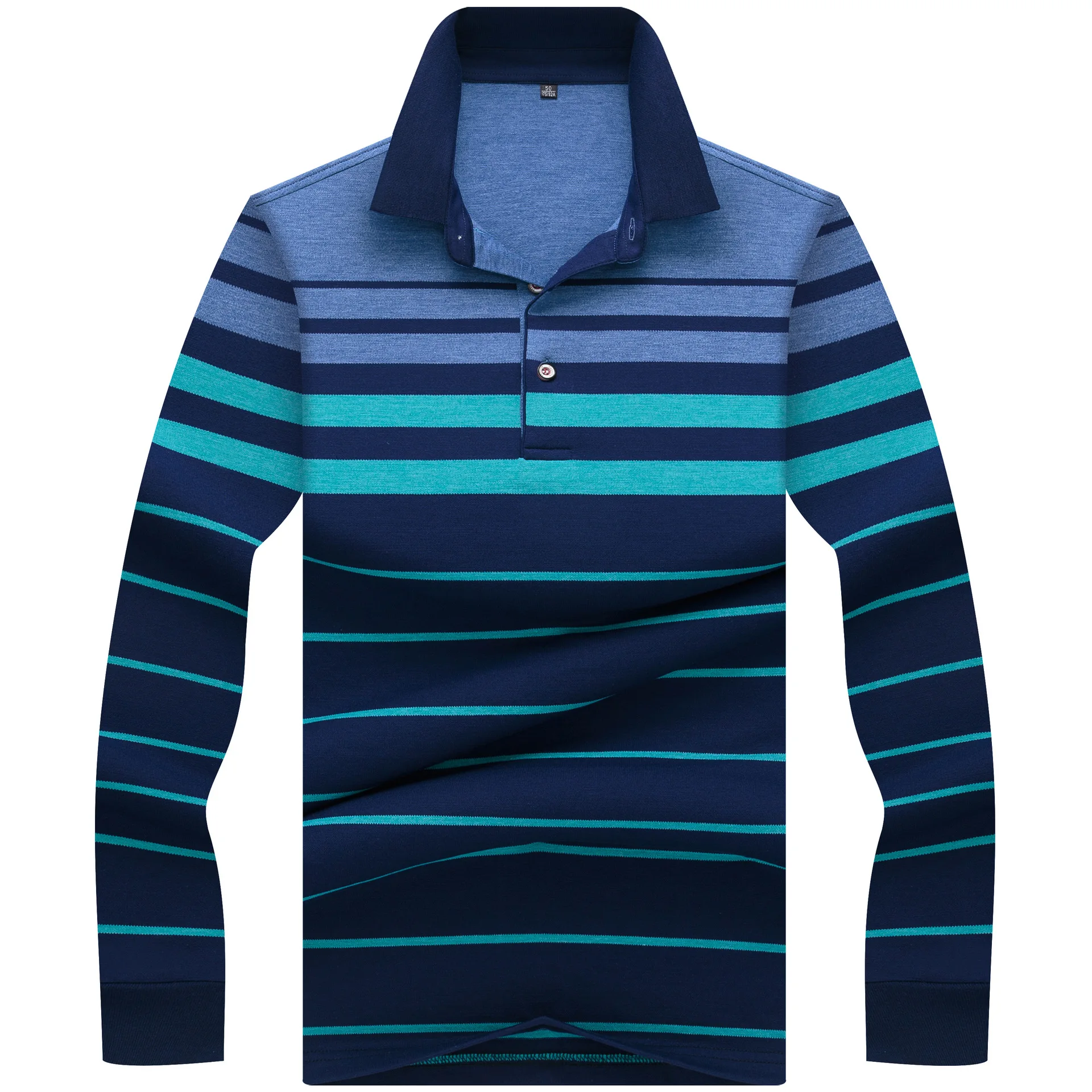 Brand New Men Polo Shirts 2018 Autumn Winter Breathable Camisa Masculina Soft Cotton long sleeve Striped | Мужская одежда