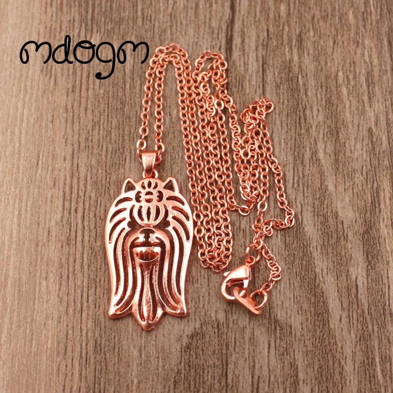 Cute Yorkshire Necklace Dog Animal Pendant Gold Silver Plated Jewelry For Women Male Female Girls Ladies Kids Boys N042 | Украшения и