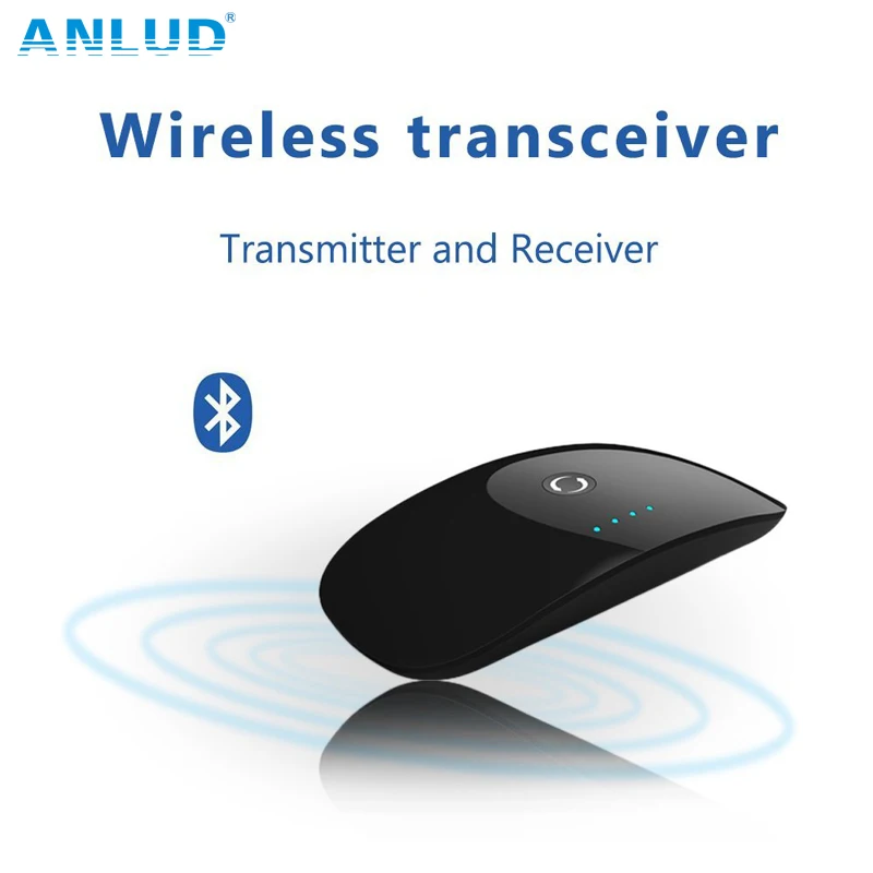 ANLUD беспроводной Bluetooth 3 5 мм стерео аудио адаптер 2 в 1 передатчик и приемник для