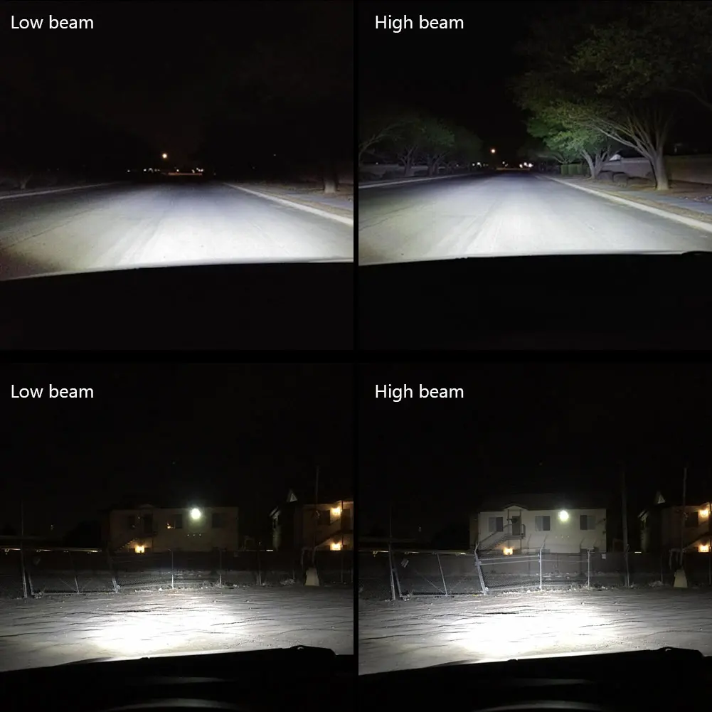 H4 Hi lo Beam H7 H11 H9 H8 Комплект автомобильных светодиодных фар Safego 75 Вт комплект 7000Lm