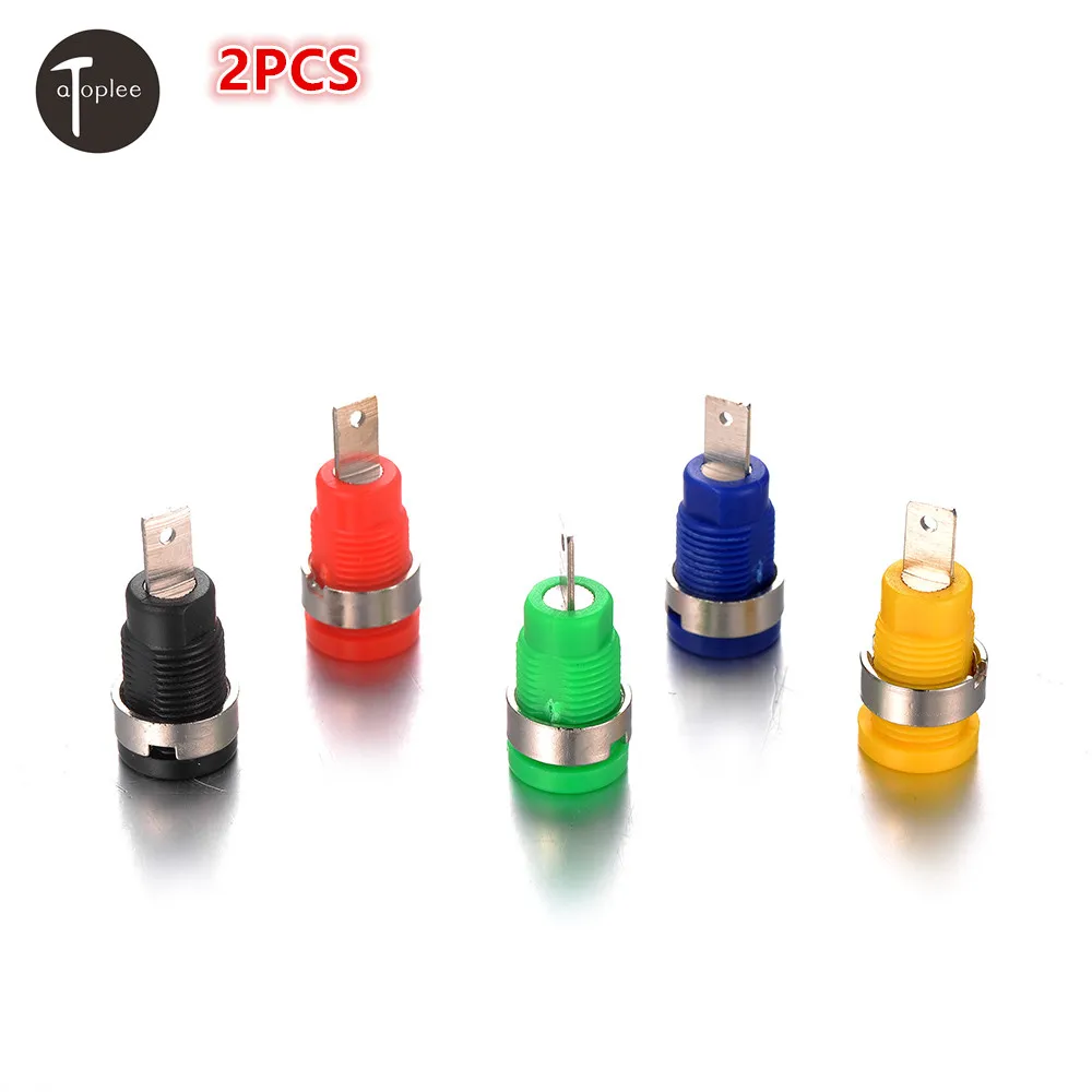 2 шт. хорошее качество связывания пост Банан Джек гнездо панель крепление для