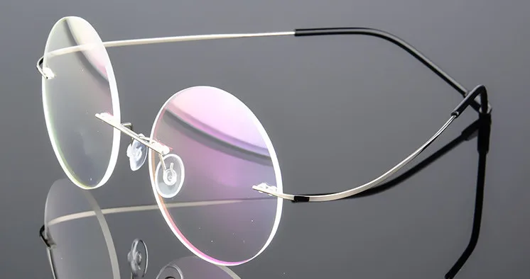Eyesilove титановые очки без оправы для чтения, ультралегкие женские очки без оправы из сплава, очки для чтения, очки для дальнозоркости+ от 1,00 до+ 4,00