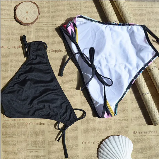 Женский купальник-бикини с высокой горловиной пляжный купальный костюм в стиле