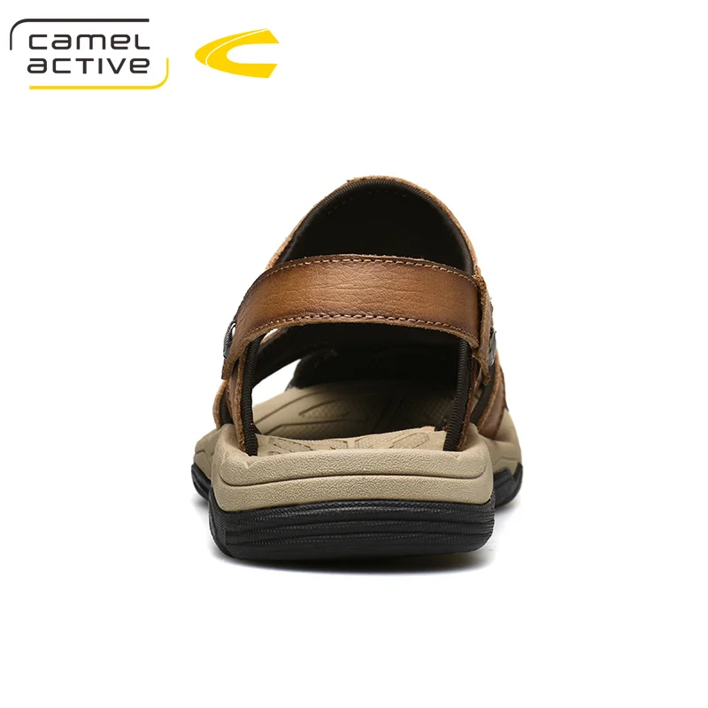 Мужские сандалии из натуральной кожи Camel Active удобные повседневные мягкие
