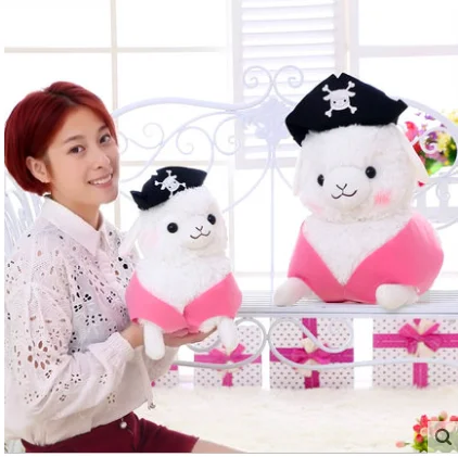 

Creative star models pirate sheep dolls, alpaca plush toy, alpaca dolls, birthday gift girls,free shipping