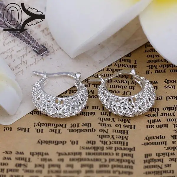 Горячая Продажа! Бесплатная Доставка 925 Серебряной Сережки Мода Ювелирные