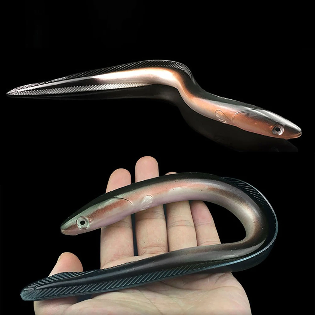 Soft Eel Fishing Lure Baits Reflective Fish Tool Outdoors Life-like Accessory | Спорт и развлечения