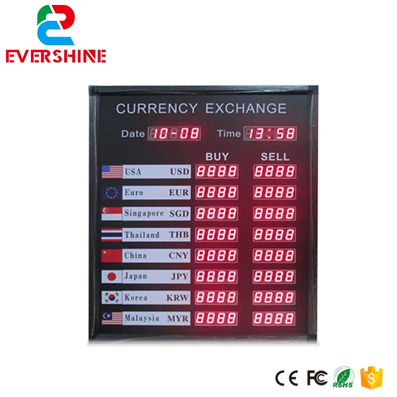 Высокая Яркость 1 2 ''красного цвета Крытый СВЕТОДИОДНЫЙ знак Панель Дисплей