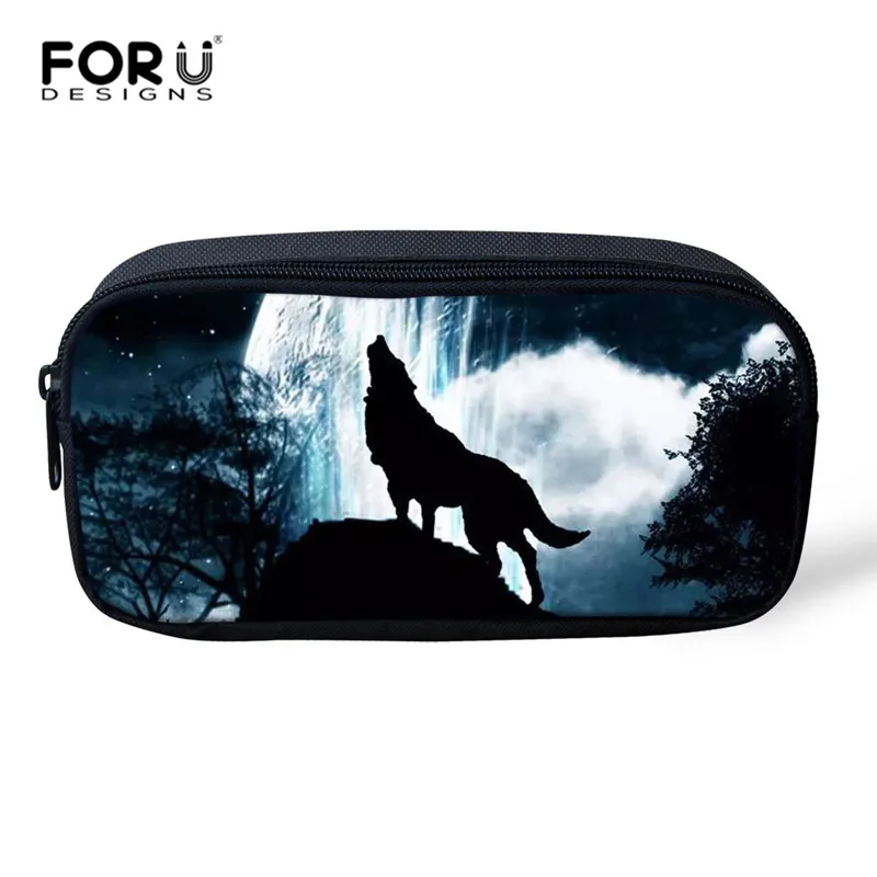 Z1809K FORUDESIGNS/рюкзак с крутым волком для подростков, мальчиков, девочек, сумки для книг, дорожная детская школьная сумка, набор для детей, Сумка с галактикой, Mochila escolar - Цвет: Z1809K