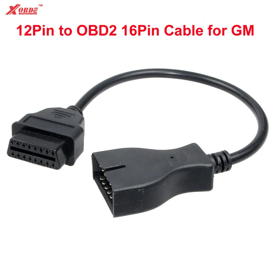 12Pin папа к OBD2 16Pin DLC Женский кабель для G.M Daewoo автомобильный диагностический