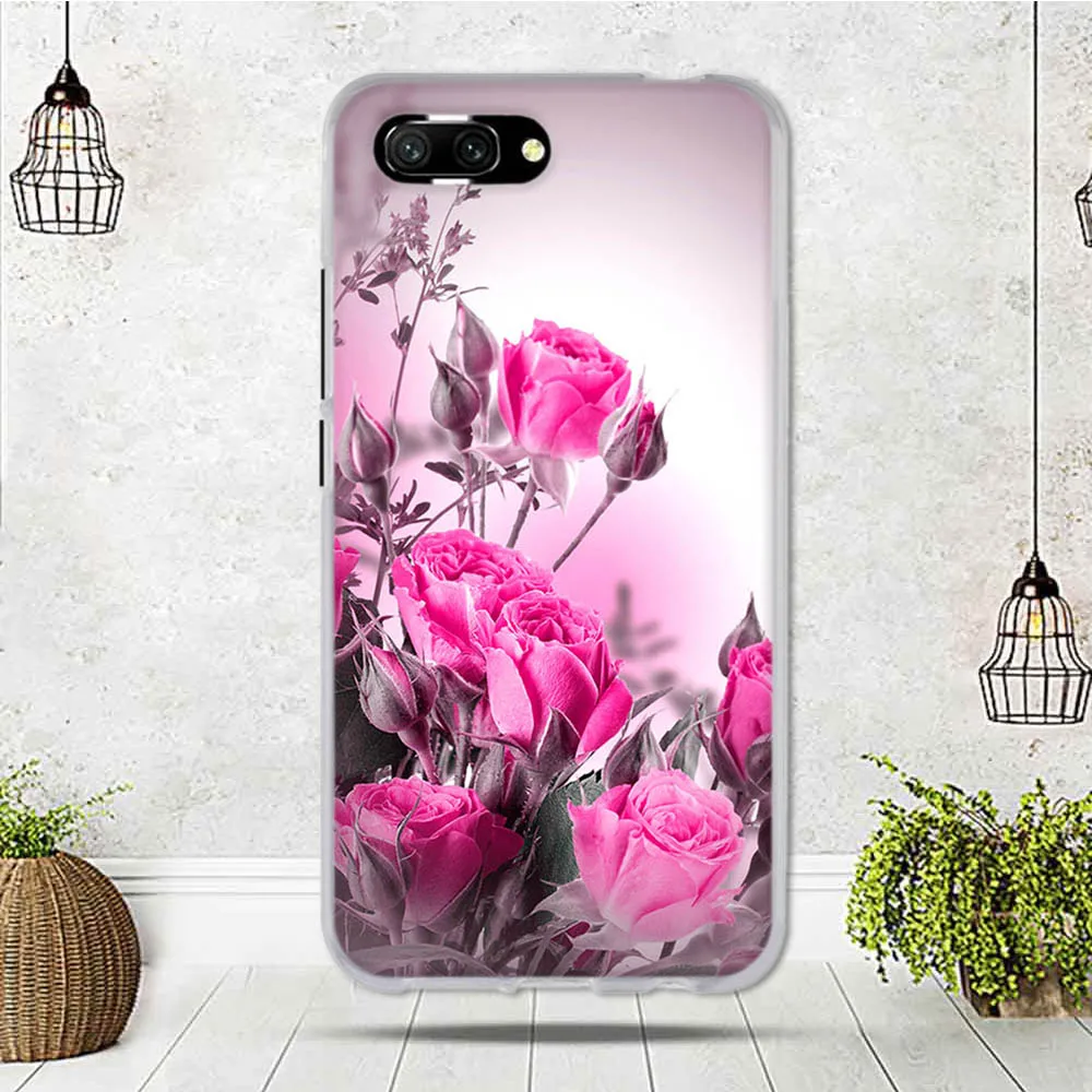 Для Fundas huawei Honor 10 чехол силиконовый для Capas мягкий TPU Новый телефона