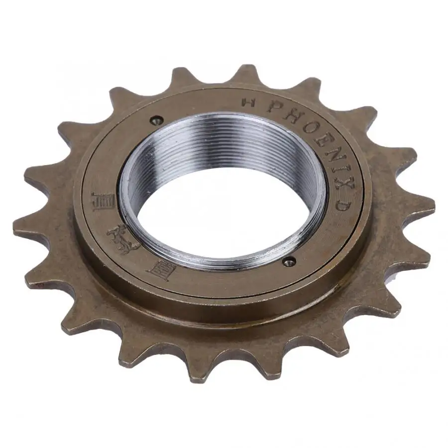 Металлическая велосипедная цепь 18T Freewheel звездочка односкоростная Сверхлегкая