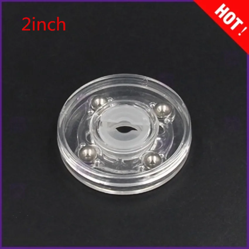 Diameter: 2inch Transparent Acrylic rotary Lazy Susans turntable display rack rotating base swivel plate | Электронные