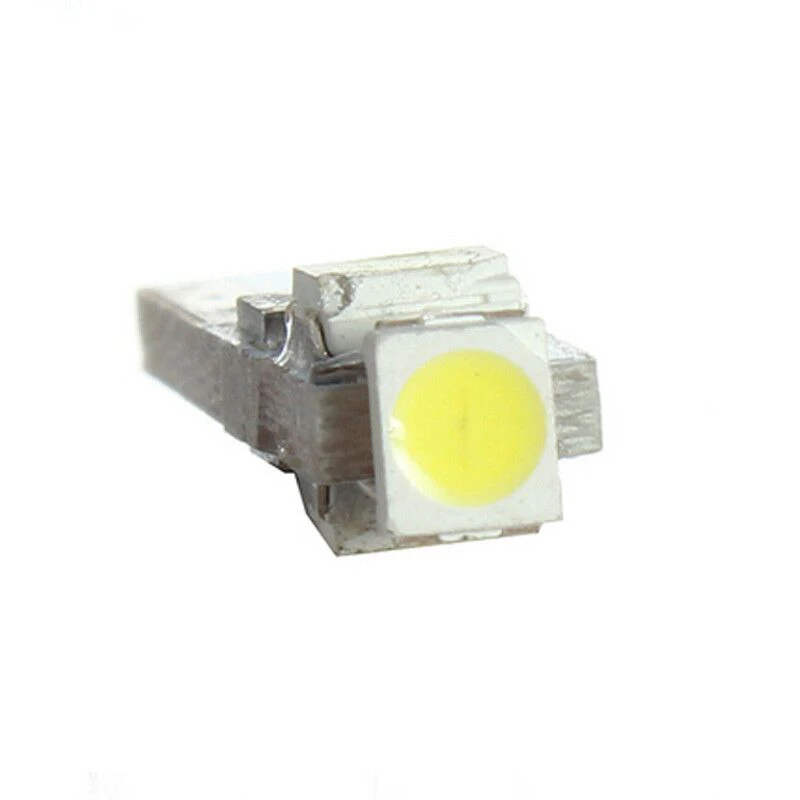 1 шт. авто LED T5 3 led smd 3528 canbus клиновидная Светодиодная лампа белая панель с